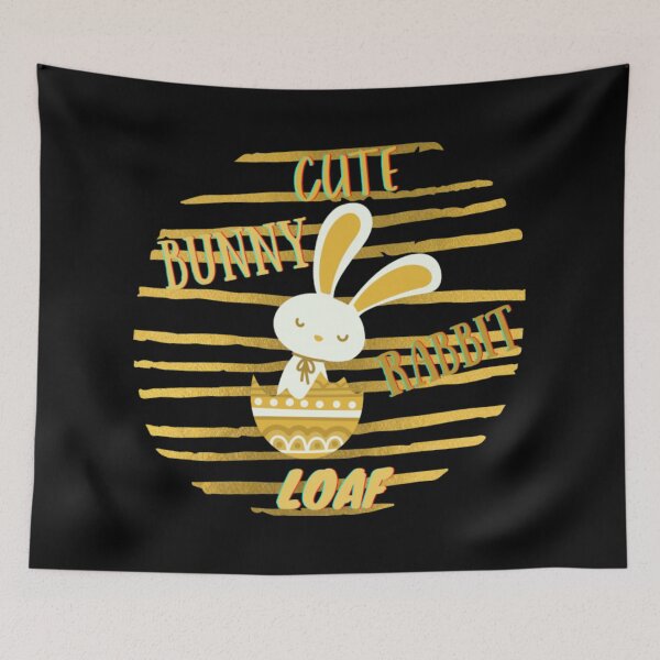 Item preview, Cute Bunny Rabbit Loaf designed and sold by AkersCoe.