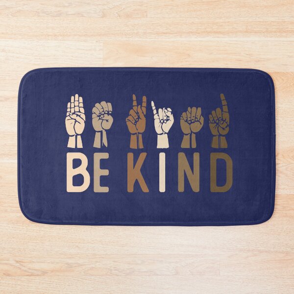 Item preview, Be kind sign language hand talking teachers men woman inspirational ASL gifts designed and sold by alenaz.