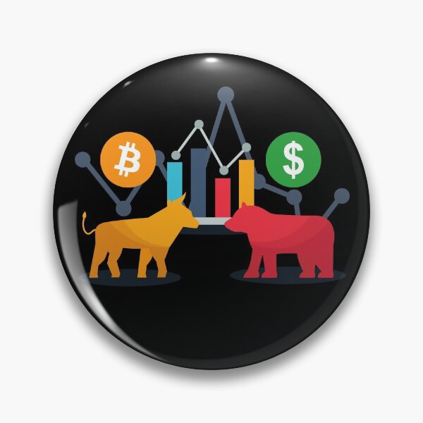 Item preview, Bitcoin Dollar Bull and Bear designed and sold by AeroAstro.