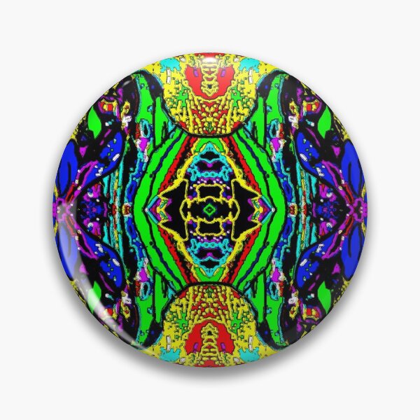 Item preview, Neon Abstracted Irises Pattern  designed and sold by Heatherian.