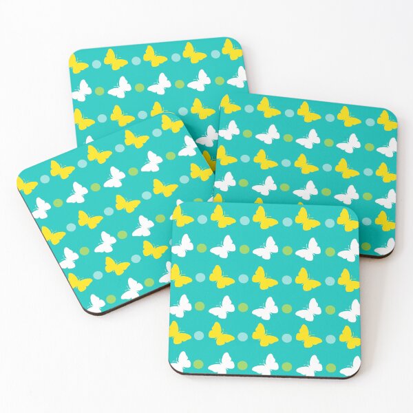 Item preview, Butterfly patterns white and yellow designed and sold by Aleksey888.