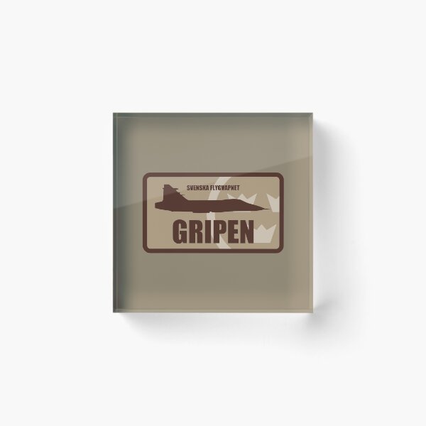 Item preview, JAS 39 Gripen Patch (desert subdued) designed and sold by StrongVlad.