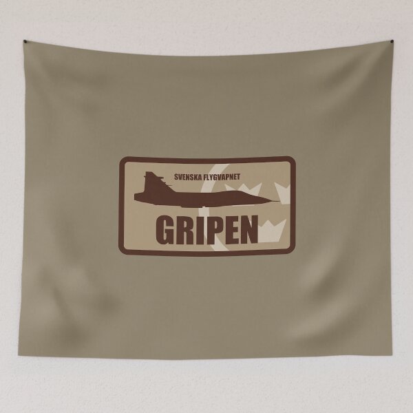 Item preview, JAS 39 Gripen Patch (desert subdued) designed and sold by StrongVlad.