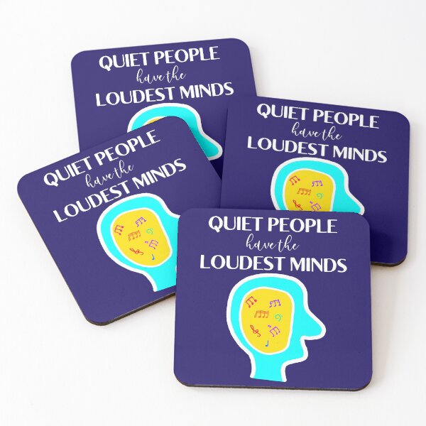 Item preview, Quiet people have the loudest minds music brain  designed and sold by DesignsofNote.
