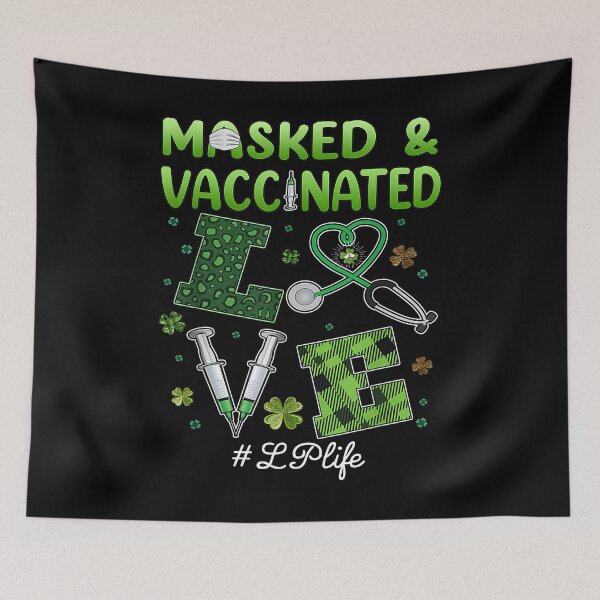 Item preview, Masked And Vaccinated Love LP Life 95 designed and sold by ryanpensyp.