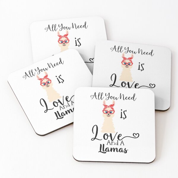 Item preview, All you need is love and llamas. designed and sold by shaakir.