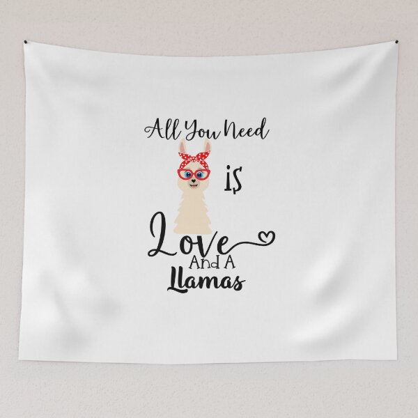 Item preview, All you need is love and llamas. designed and sold by shaakir.