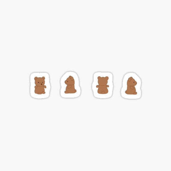 Little Bear Set Sticker