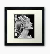 Carey Mulligan - Daisy from The Great Gatsby Framed Print