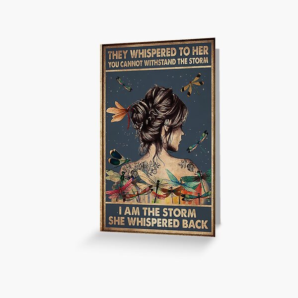 Item preview,  Vintage They Whispered To Her, I Am The Storm She Whispered Back designed and sold by LuvSeven.