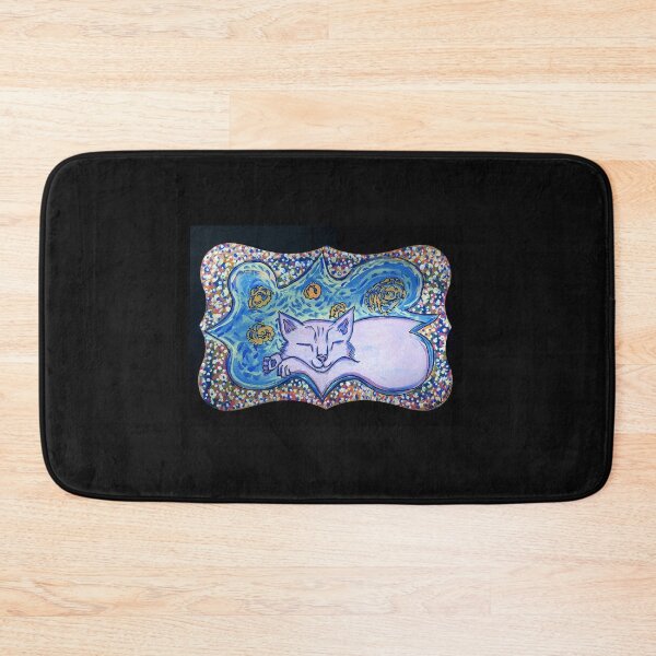 Item preview, STARRY NIGHT CAT designed and sold by sivan ilan-shalev.