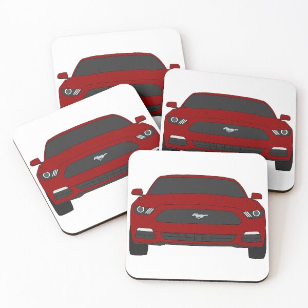 Item preview, Ford Mustang Front End Ruby Red designed and sold by Jessimk.