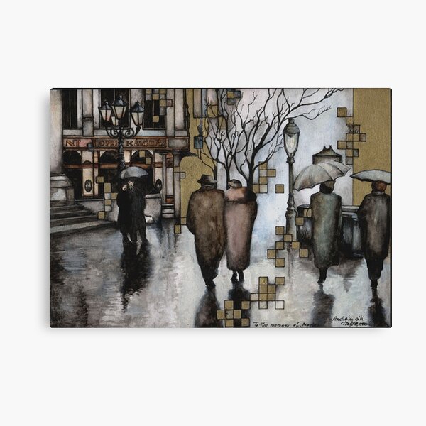 Impressions of the Andrassy street Canvas Print