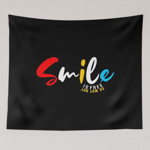 Item preview, SMILE IS FREE JUST TRY IT! designed and sold by UNITEES21.