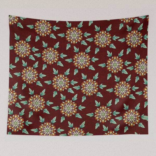 Item preview, Flower type E -Minhwa : Koreafolkpainting designed and sold by minsillust.