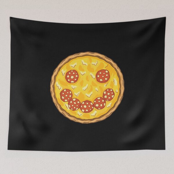 Item preview, Pizza salami face pizza designed and sold by DerSenat.