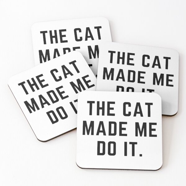 Item preview, Raising wild things "CAT MADE ME DO IT" sarcastic quote  t shirt [P-Q 189][897]  designed and sold by HIPNOTIZAR  CRAFTS.