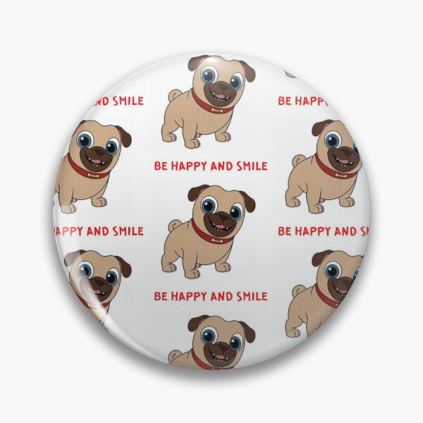 Item preview, " BE HAPPY AND SMILE " CUTE DOG DESIGN designed and sold by findsbyjune374.
