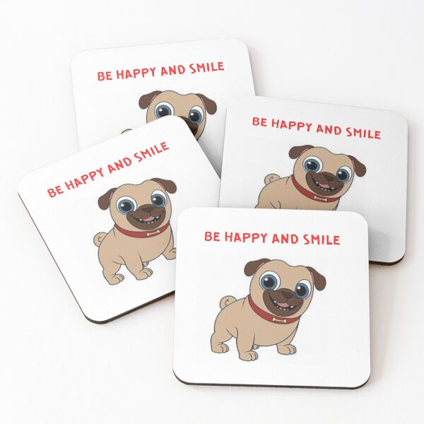 Item preview, " BE HAPPY AND SMILE " CUTE DOG DESIGN designed and sold by findsbyjune374.