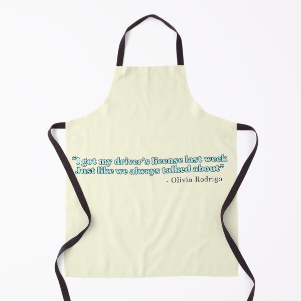 Item preview, Drivers License Song Lyric Design [Blue Variant] designed and sold by HeyFellowKids.