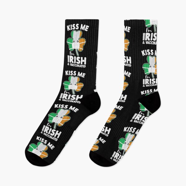 Item preview, Kiss Me I'm Irish And Vaccinated Face Mask St. Patrick's Day  designed and sold by davidcgonzale.