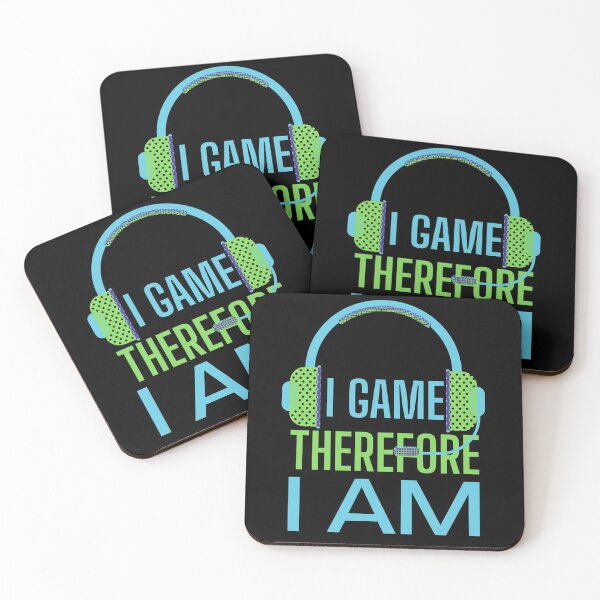 Item preview, I Game Therefore I Am Green Headset designed and sold by SweetAndSpice.