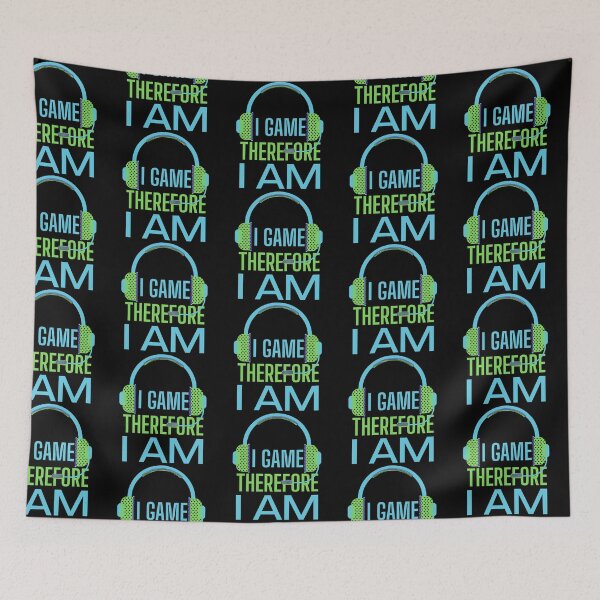 Item preview, I Game Therefore I Am Green Headset designed and sold by SweetAndSpice.