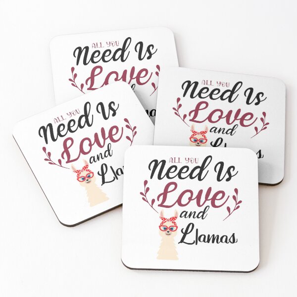 Item preview, All you need is love and llamas. designed and sold by shaakir.
