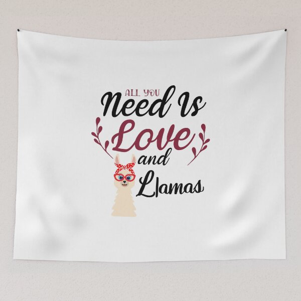 Item preview, All you need is love and llamas. designed and sold by shaakir.