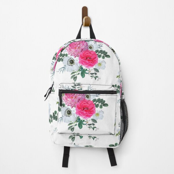 Item preview, Tropical plant with white rose and wild flower purple color designed and sold by WeeraS.