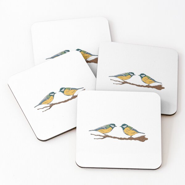 Item preview, Bird birds titmouse blue tit great tit designed and sold by DerSenat.