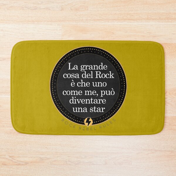 Item preview, La cosa grande del Rock è che uno come me può diventare una star designed and sold by RockRebelRules.