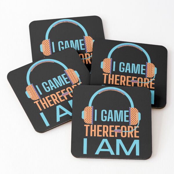 Item preview, I Game Therefore I Am Orange Headset designed and sold by SweetAndSpice.