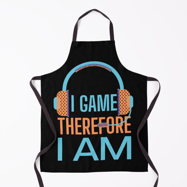 Item preview, I Game Therefore I Am Orange Headset designed and sold by SweetAndSpice.