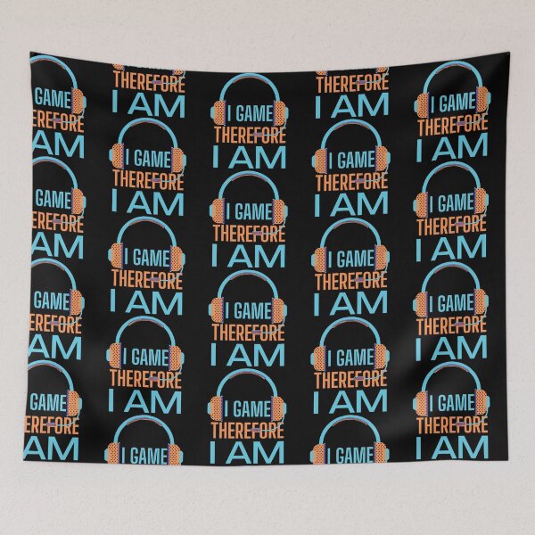 Item preview, I Game Therefore I Am Orange Headset designed and sold by SweetAndSpice.