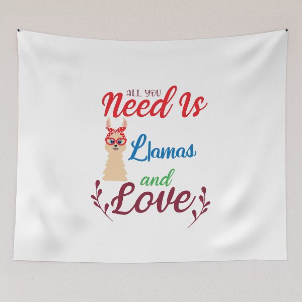 Item preview, All you need is love and llamas. designed and sold by shaakir.