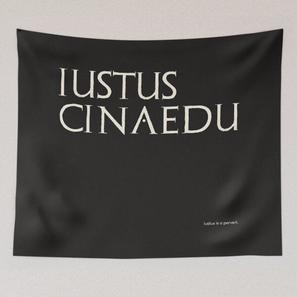 Item preview, Graffiti of Pompeii - IUSTUS CINAEDU designed and sold by MetaPhyStore.