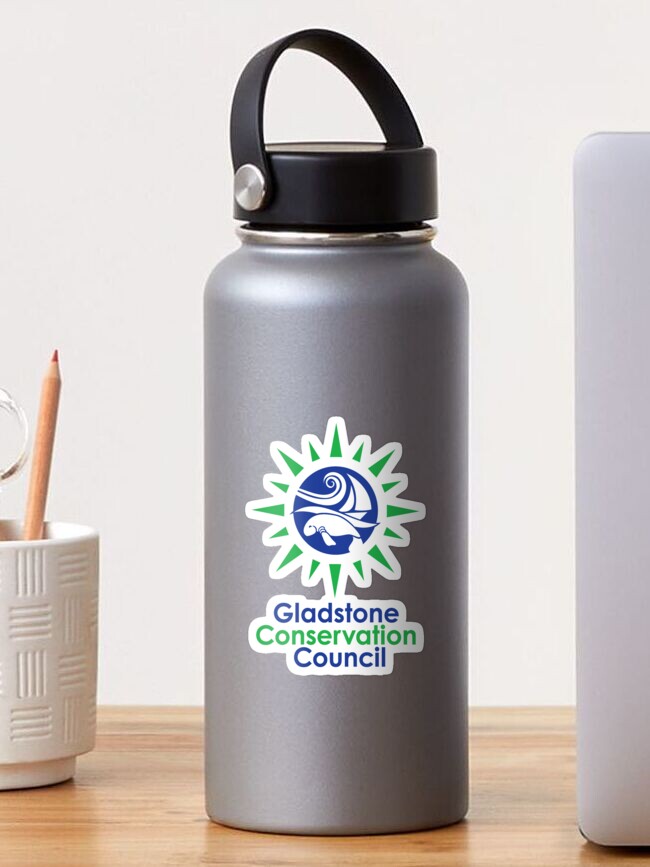 Sticker, Gladstone Conservation Council Logo (stacked) designed and sold by gladconscouncil