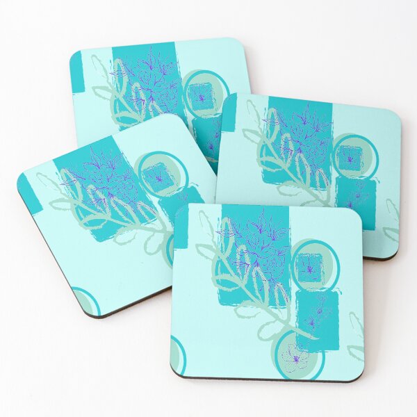 Item preview, Botanical  Boho Abstract Art,  Psychedelic  Arte Abstracto inspired by nature designed and sold by Adri Barnard.