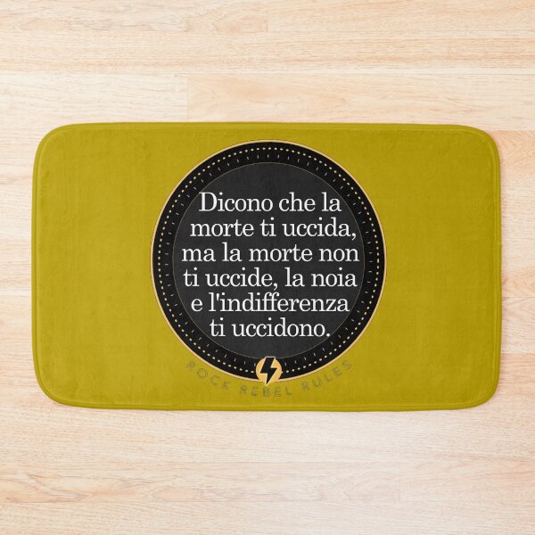 Item preview, Dicono che la morte ti uccida. designed and sold by RockRebelRules.