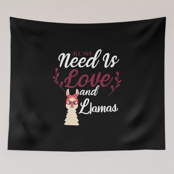Item preview, All you need is love and llamas. designed and sold by shaakir.