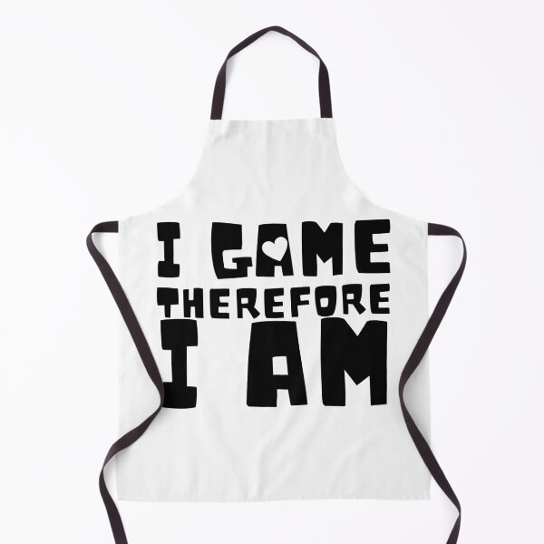 Item preview, I Game Therefore I Am Heart Design designed and sold by SweetAndSpice.