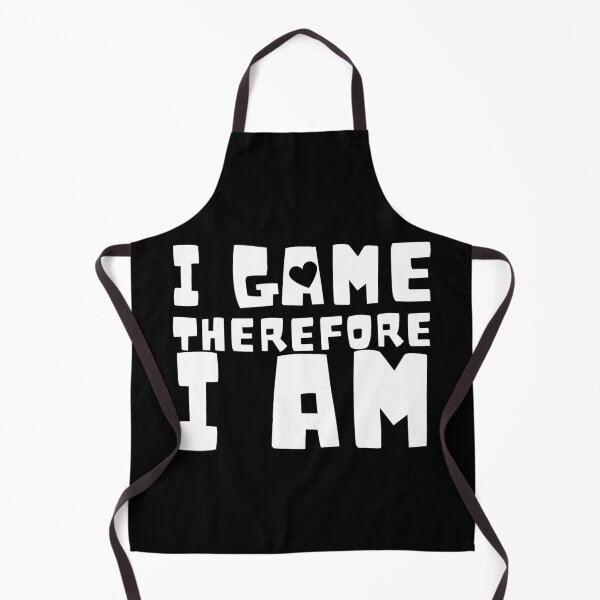 Item preview, I Game Therefore I Am Heart Black Design designed and sold by SweetAndSpice.