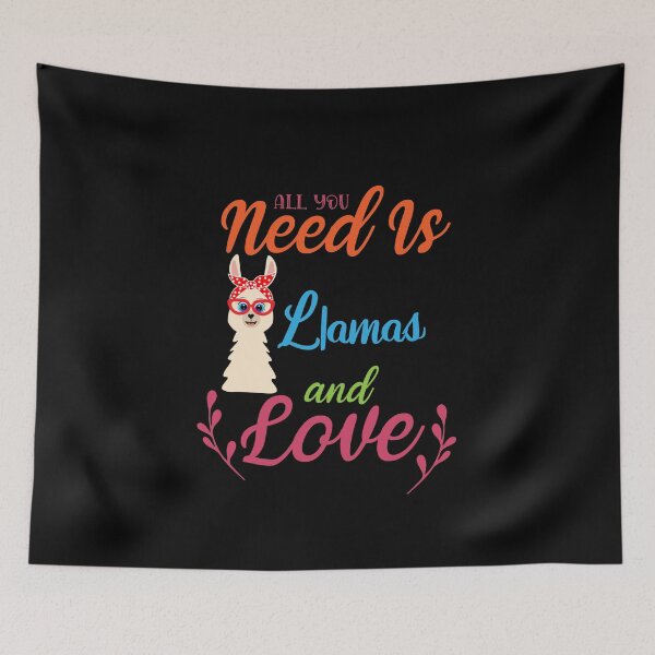 Item preview, All you need is love and llamas. designed and sold by shaakir.