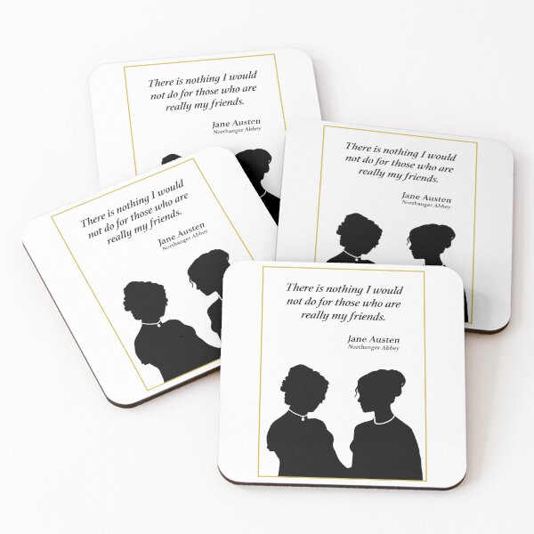 Item preview, Friendship quote: Jane Austen designed and sold by ThatsNovelGifts.