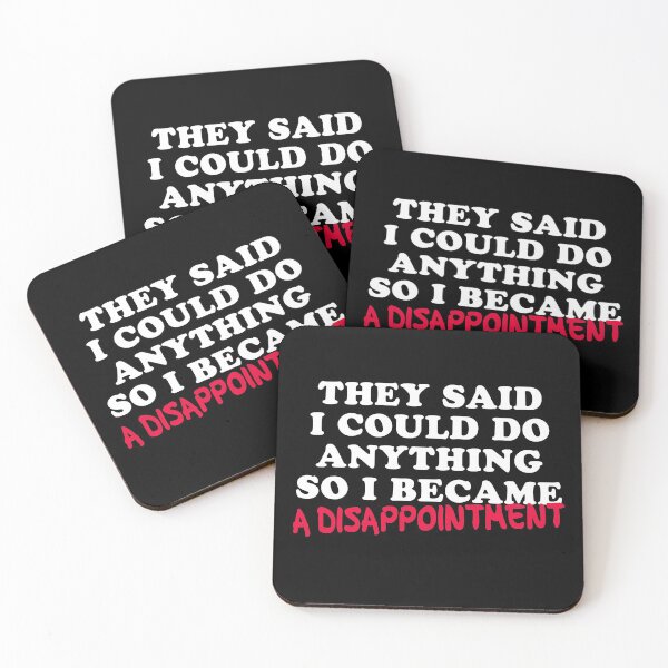 Item preview,  Disappointed Funny Sarcastic Humor Quote Dark Funny designed and sold by sillyquestions.