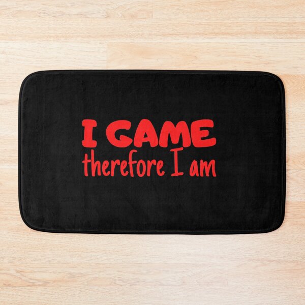 Item preview, I Game Therefore I Am Red Design designed and sold by SweetAndSpice.