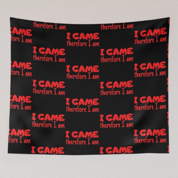 Item preview, I Game Therefore I Am Red Design designed and sold by SweetAndSpice.
