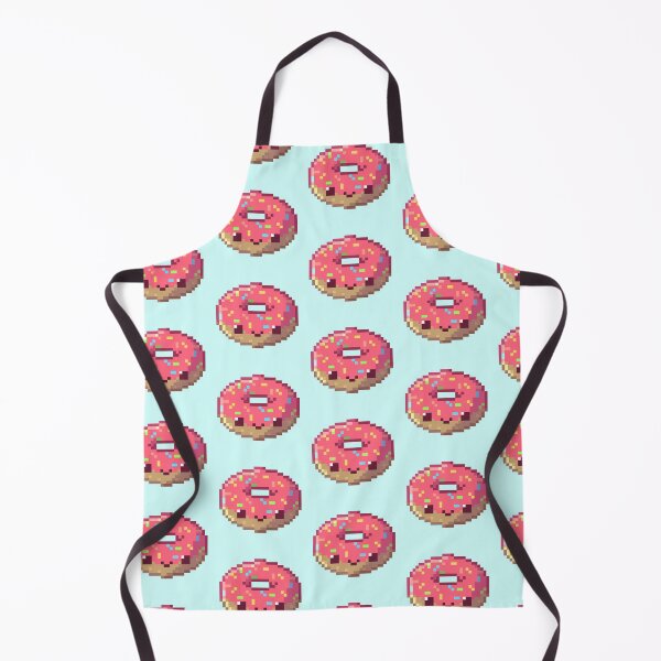 Item preview, Strawberry pink pixel donut designed and sold by kasumiblu.
