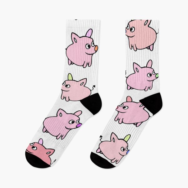 Item preview, Cute and Colorful Pig Pattern (white) designed and sold by Davey's Designs.